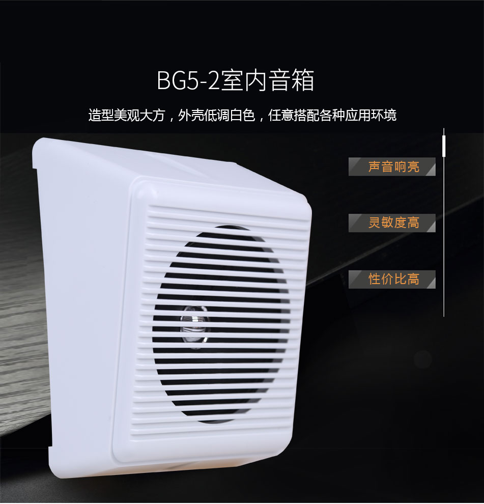 海灣BG5-2室內(nèi)音箱特點